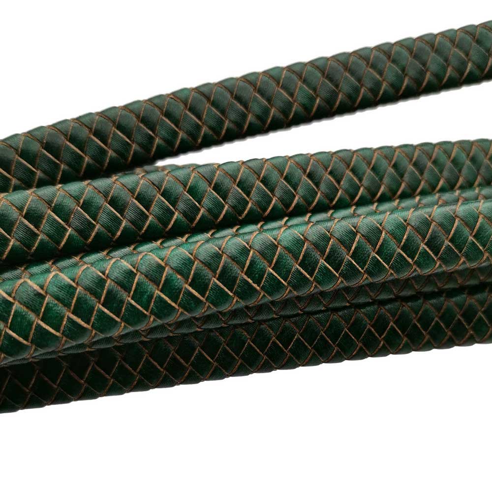shapesbyX-12x6mm Braided Leather Strap Braid Bracelet Making Leather Cord 12mmx6mm