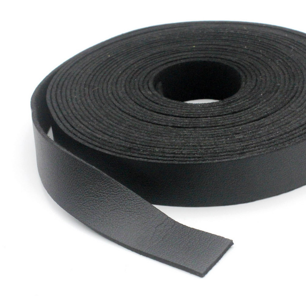 shapesbyX-5 Yards Uncut 20mm Faux Suede Flat Black Leather Strip Microfiber PU Leather Band for Jewelry Making or Decor