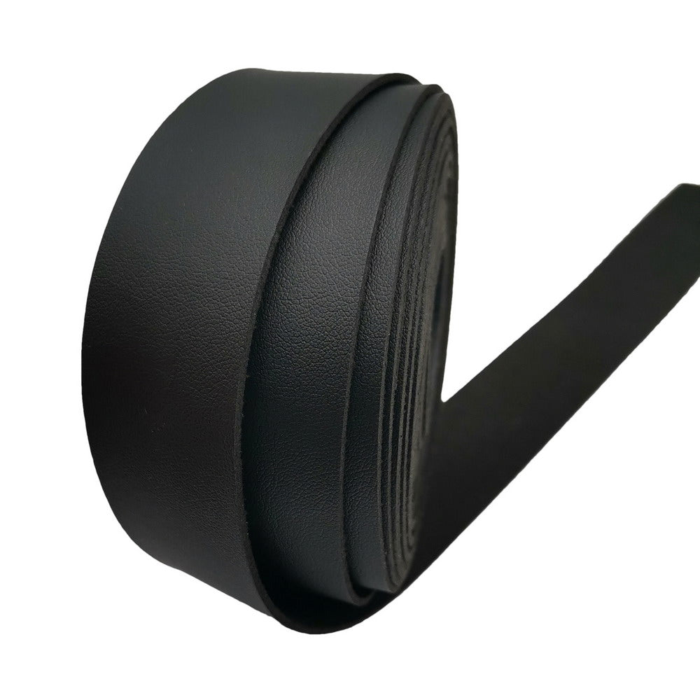 5 Yards 30mm Wide Faux Suede Leather Strip Tan Gold/Black Leather Band 1.5mm Thick Microfiber PU