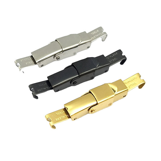 ShapesbyX Stainless Steel Silicone Watchband Claw Clasps 5mmx3mm 10mmx3mm Bracelet Making End