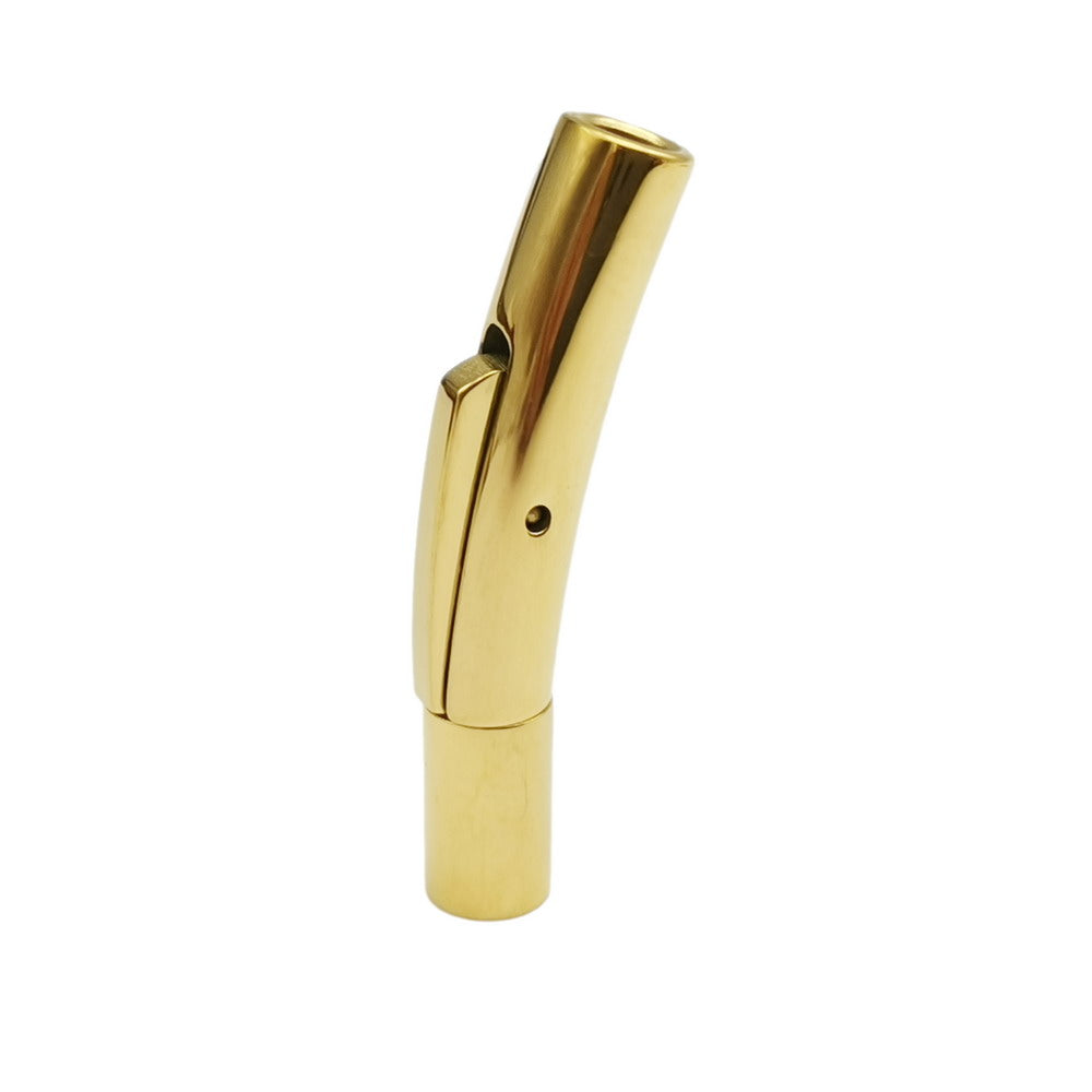 ShapesbyX-Fermoirs à baïonnette en acier inoxydable doré/noir pour la fabrication de bracelets 2 mm, 3 mm, 5 mm, 8 mm
