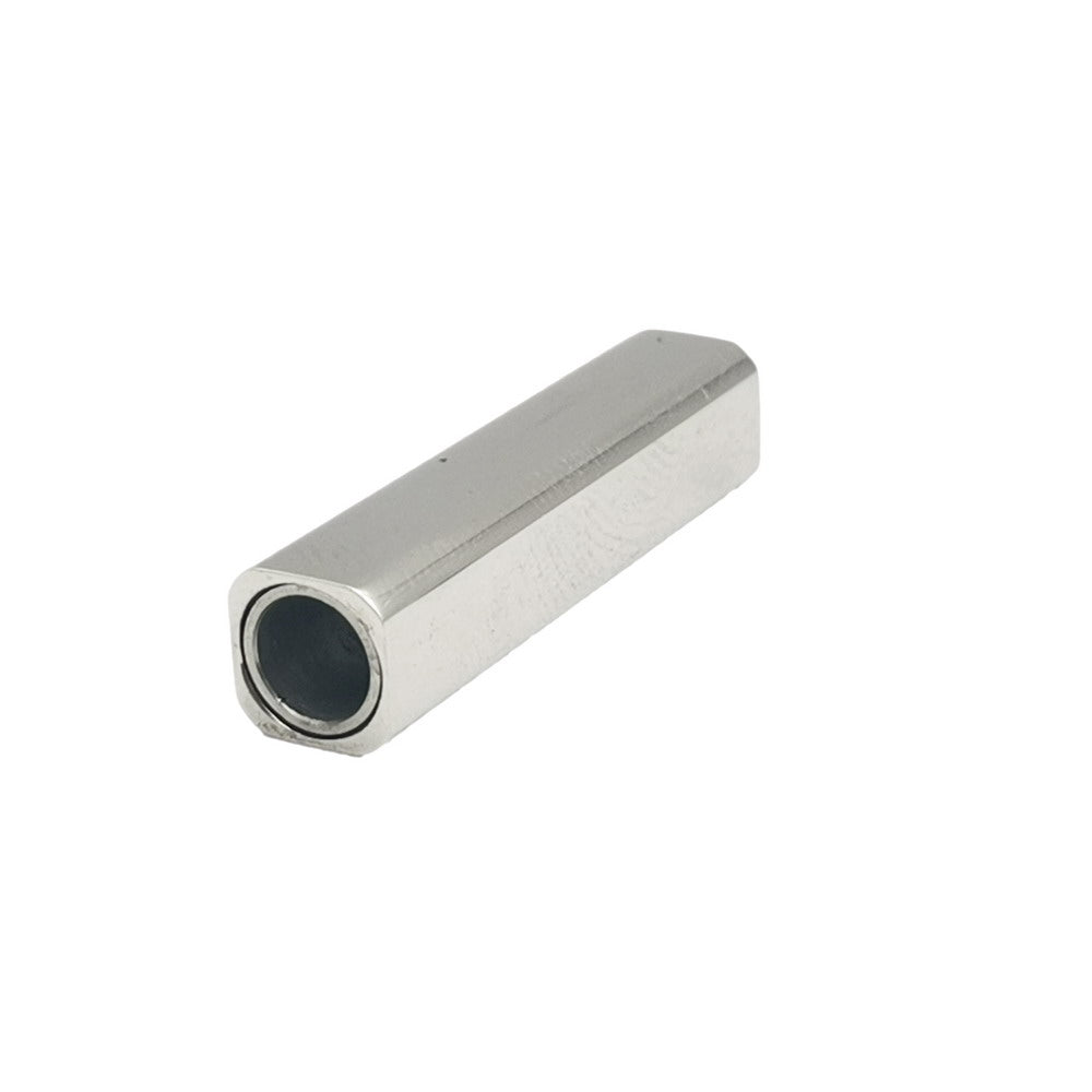 4mm/3mm Inner Hole Stainless Steel Magnetic Clasps for Jewelry Making Square Shape Leather Cord End