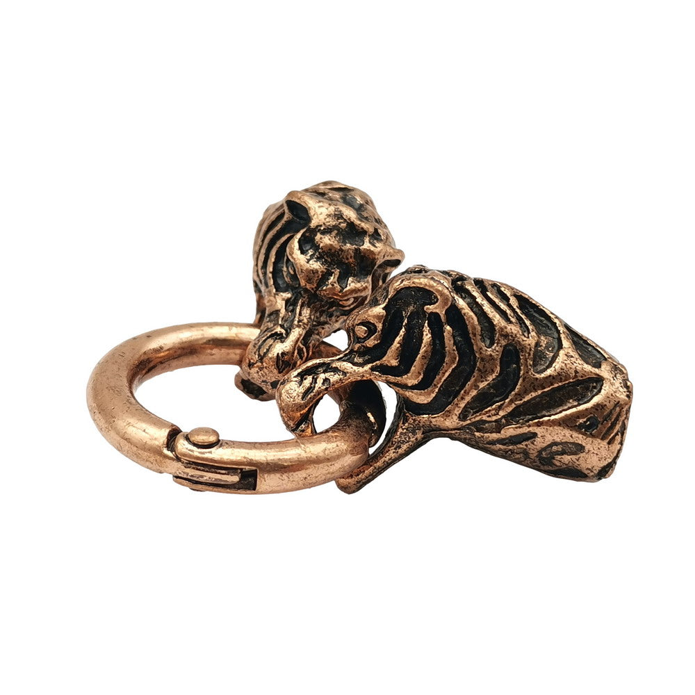 Fermoir à ressort tigre pour la fabrication de bracelets, crochet de tigre, extrémité de fabrication de bijoux