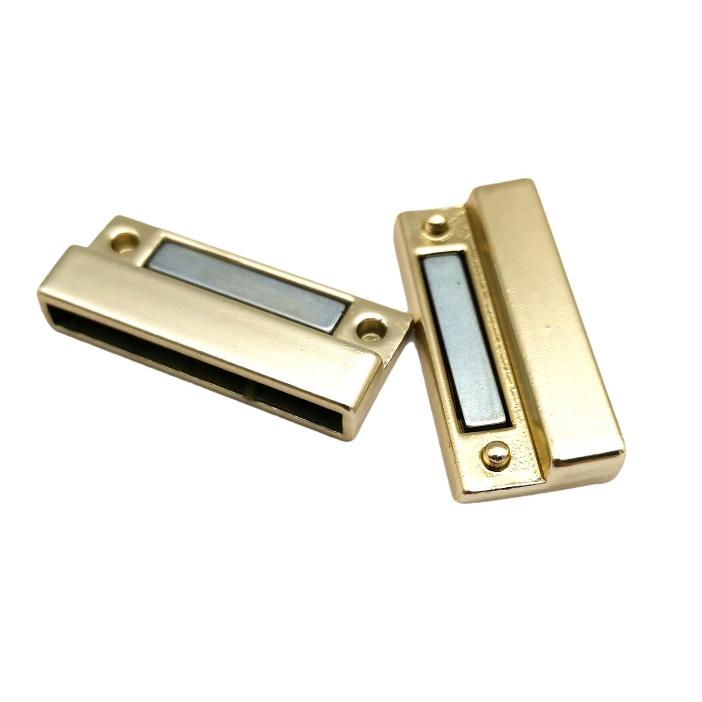 ShapesbyX-Matte Gold 30x3mm Hole Magnetic Clasps and Closure Strong Magnet Jewelry Making End