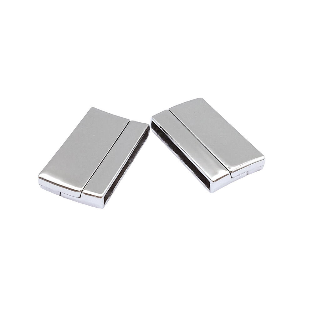 Matte Silver/Gold 30x3mm Hole Magnetic Clasps and Closure Strong Magnet Jewelry Making End