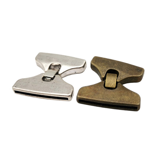 ShapesbyX-Antik-Silber/Bronze-Druckknöpfe, 30 mm x 2 mm innen, für die Schmuckherstellung