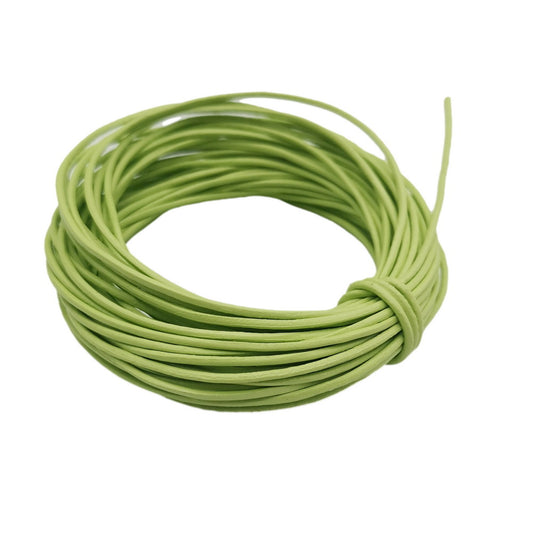 shapesbyX-10 Yards Moss Green Leather Cord 1.5mm Leather String Genuine Cowhide