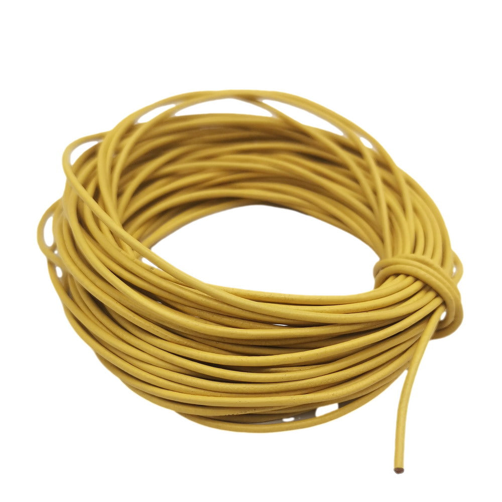 shapesbyX-10 Yards Yellow Leather Cord 1.5mm Leather String Genuine Cowhide