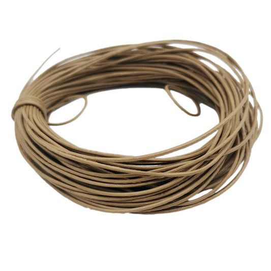 shapesbyX-10 Yards 1mm Camel Leather Cord Leather String Genuine 1.0mm Diameter Leather