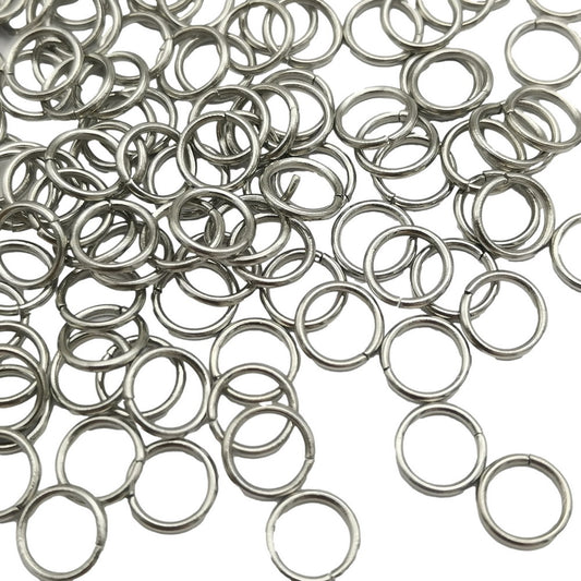 500 Stück Biegeringverbinder aus Edelstahl, 6 mm, zur Herstellung von Ringen 