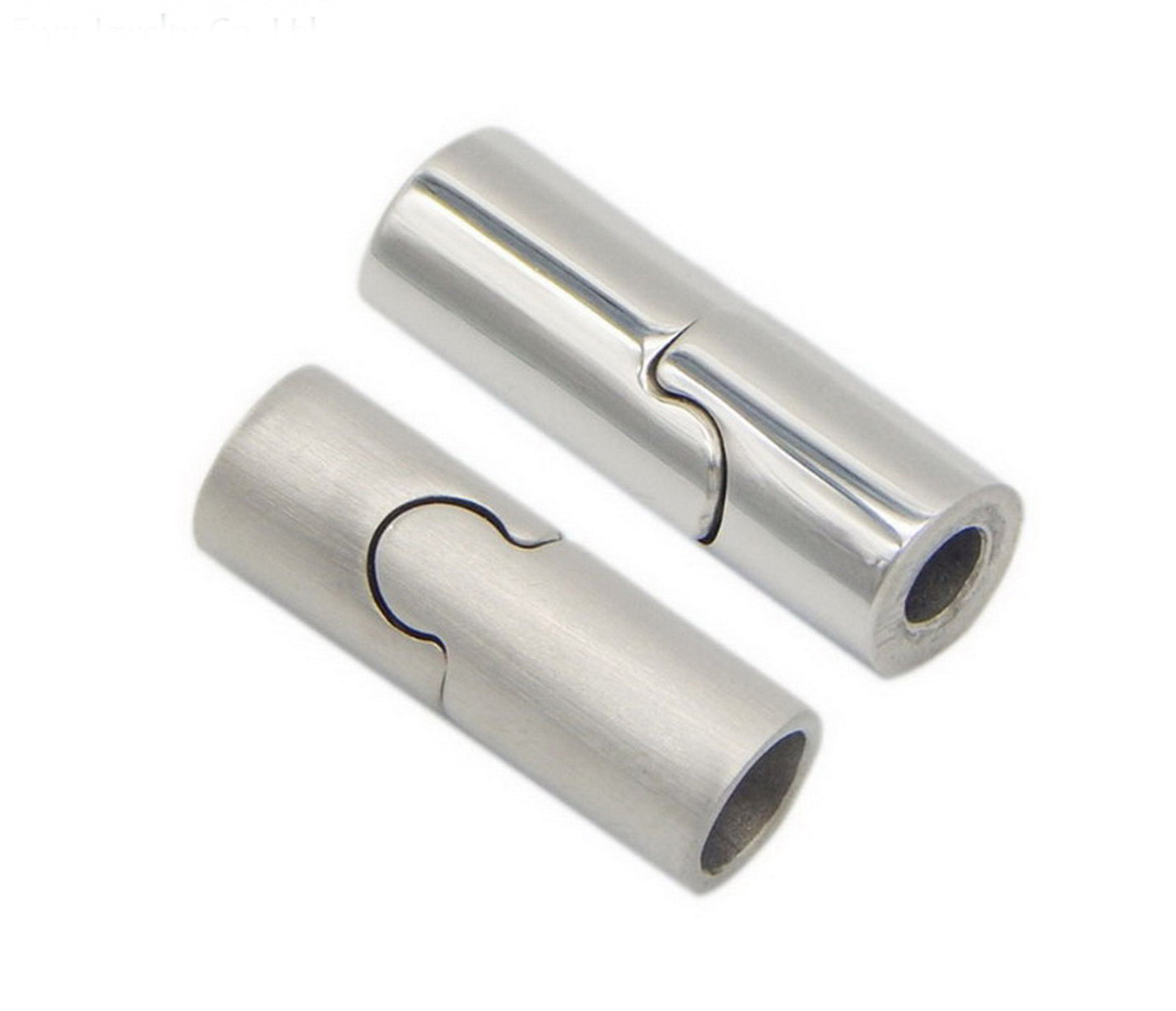 ShapesbyX-Brushed Stainless Steel Magnetic Clasps for Jewelry Making 3mm,4mm,5mm,6mm,8mm