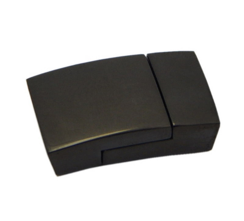 ShapesbyX-10 mm Fermoirs magnétiques en acier inoxydable pour cordon plat en cuir Trou 10 x 3 mm