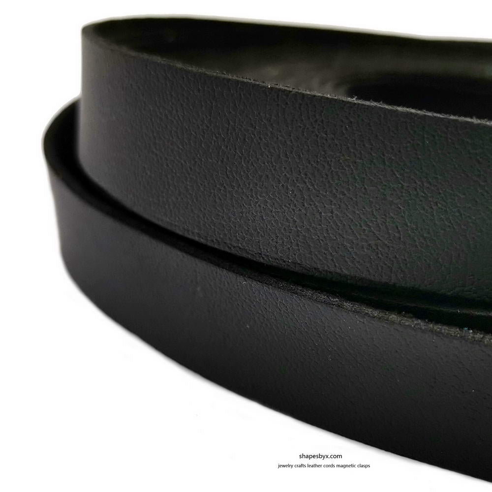 shapesbyX-8mm 10mm 15mm 20mm 30mm Black Faux Suede Leather Strip PU Leather Band