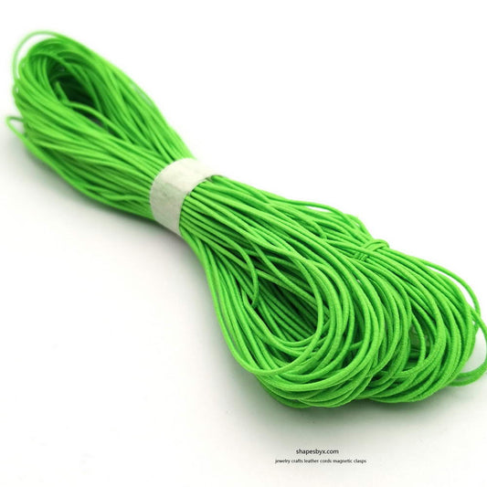 50 Yards 0.8mm Round Elastic Cord Stretchy Cord Moss Green