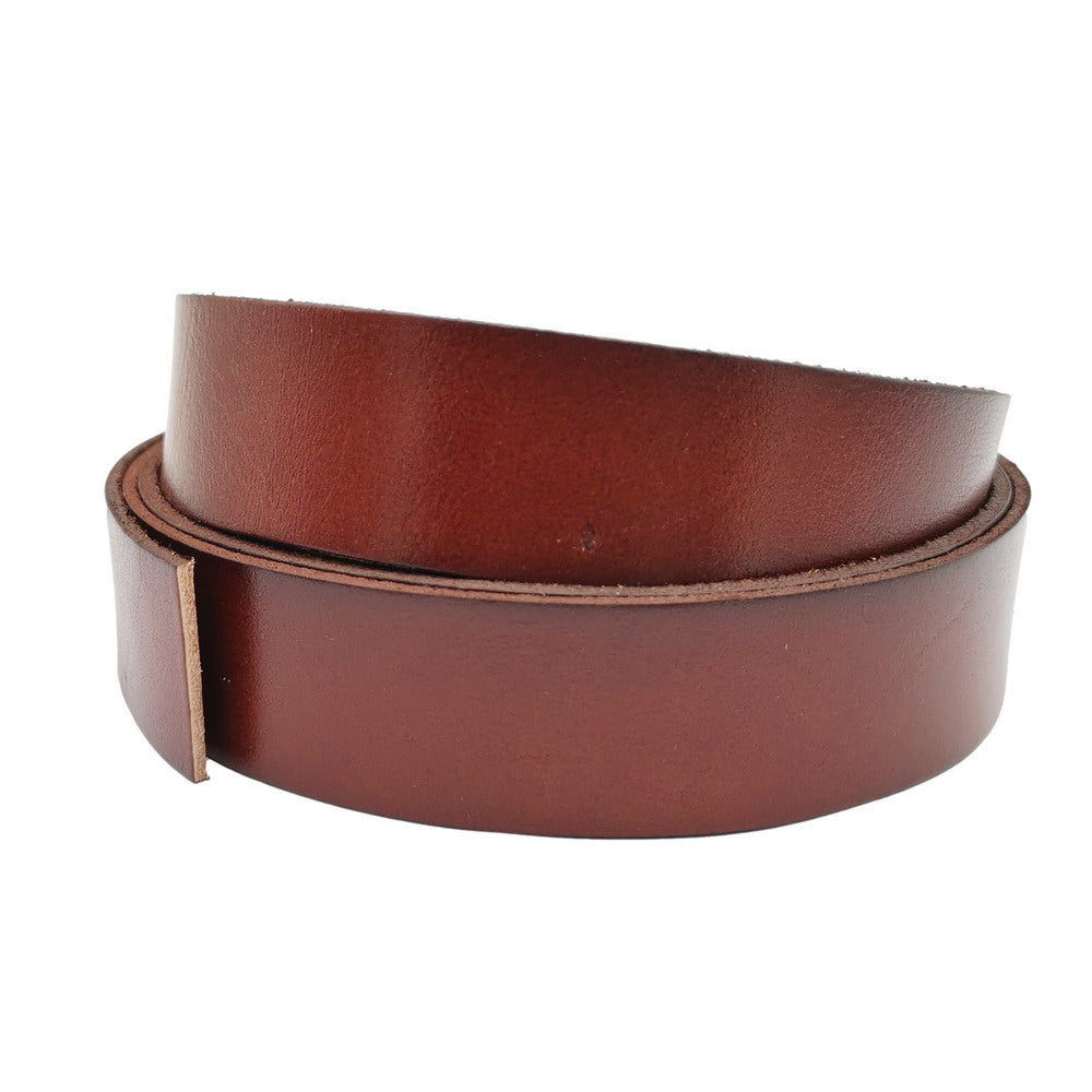 20mm Flat Leather Strip 20x2mm Genuine Leather Band 2mm Thick Distressed Brown