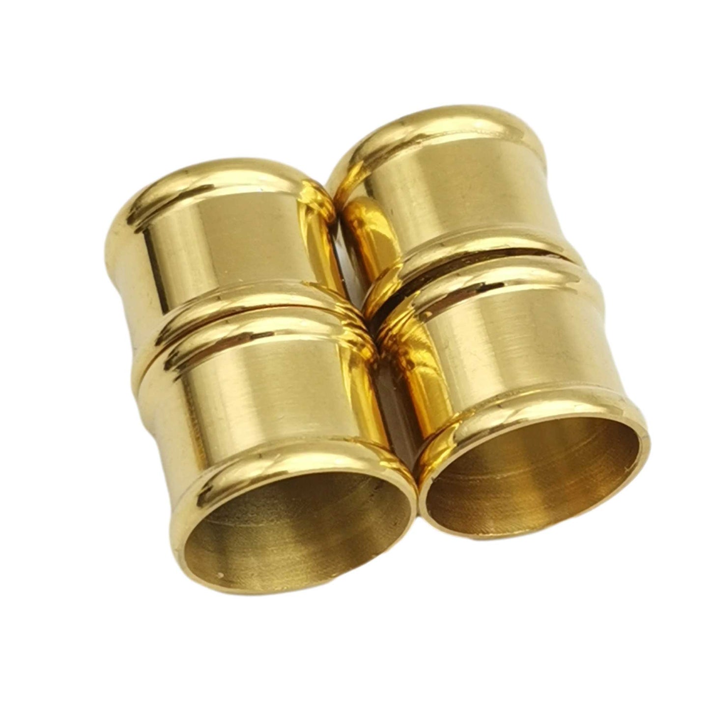 shapesbyX-18K Real Gold Plated Stainless Steel Magnetic Clasps for Bracelet Making 10mm 12mm