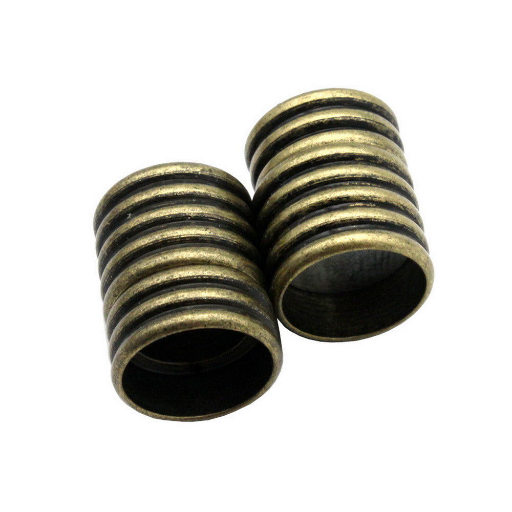 shapesbyX-3 Pieces 10mm Round Magnetic Clasps Opening Bracelet Jewelry Making End Caterpillars Shape
