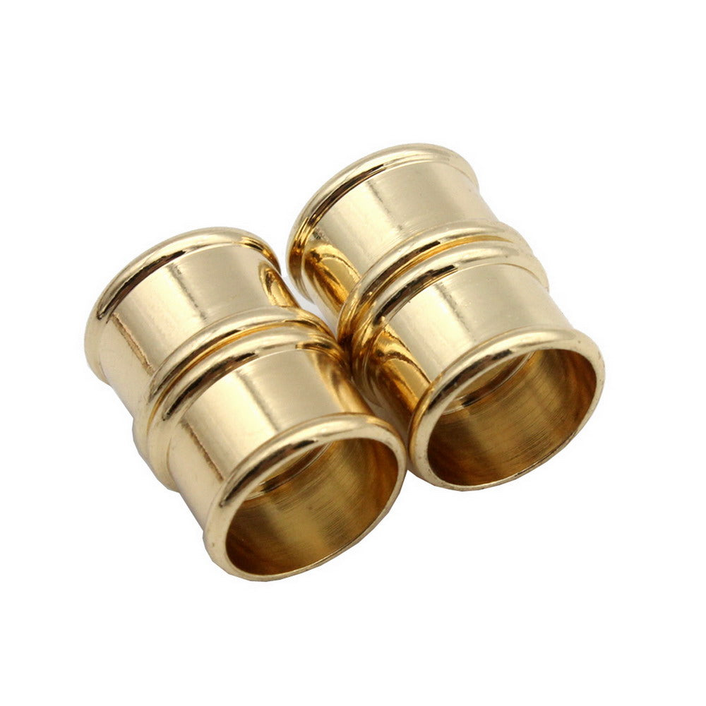 shapesbyX-3 Pieces 10mm Round Magnetic Clasps Opening Bracelet Jewelry Making End Barrel Clasps