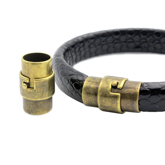 ShapesbyX-3 fermoirs magnétiques ronds de 10 mm pour ouverture de bracelet, fabrication de bijoux, mécanisme d'extrémité de verrouillage