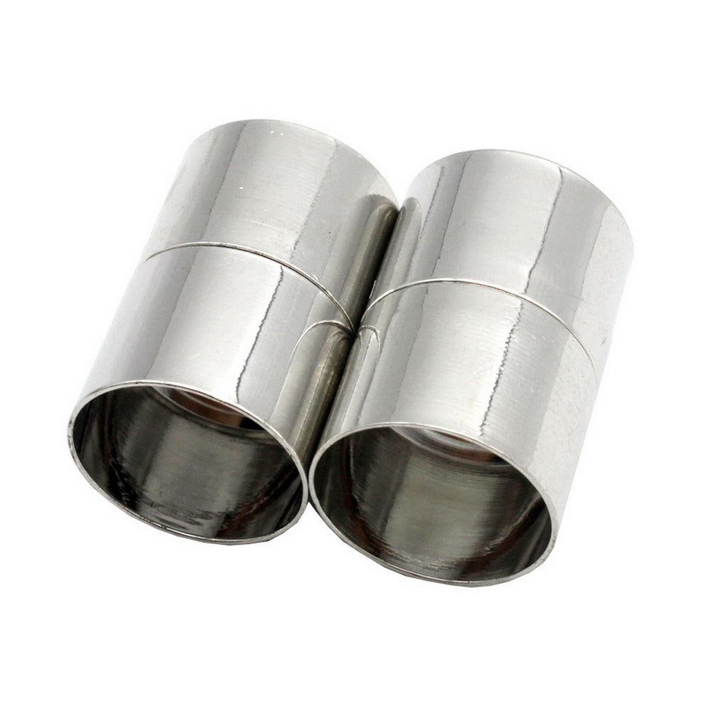 shapesbyX-3 Pieces 15mm Inner Hole Magnetic Clip Clasps Strong Magnet Cylinder
