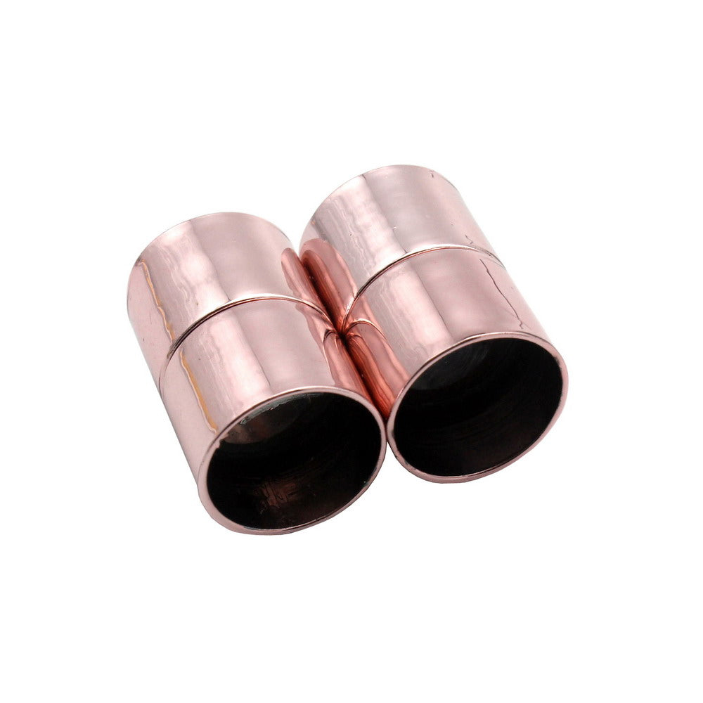 shapesbyX-3 Pieces 15mm Inner Hole Magnetic Clip Clasps Strong Magnet Cylinder