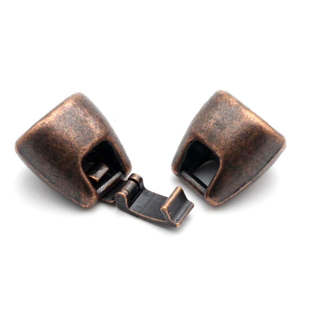 Licorice Leather Cord Clasps for 10x6mm Licorice Leather Glue Antique Copper 10x7 mm Inner Hole Snap Button Bracelet Clasps