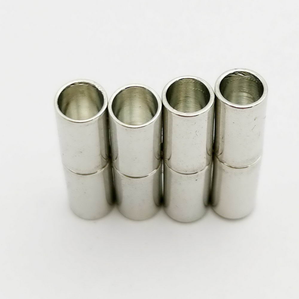 ShapesbyX-5 Stück 4 mm Innenloch-Magnetverschlüsse zur Schmuckherstellung, Verschlüsse zum Öffnen
