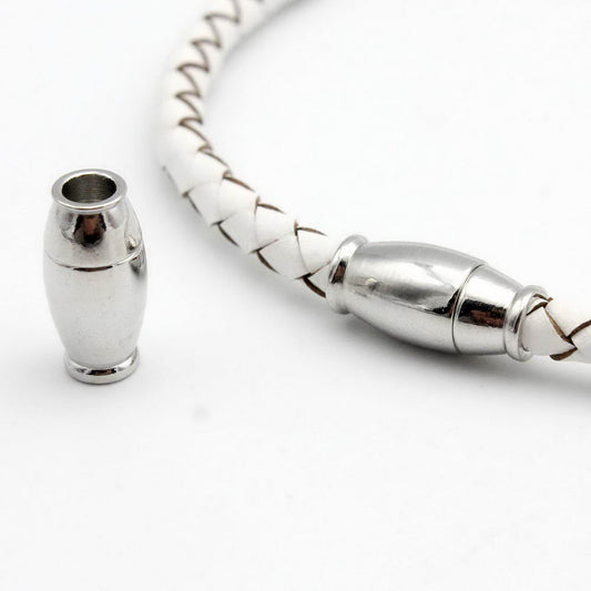 shapebyX-5 pièces 3,8 mm trou intérieur fermoirs magnétiques fabrication de bijoux fermoirs fin argent