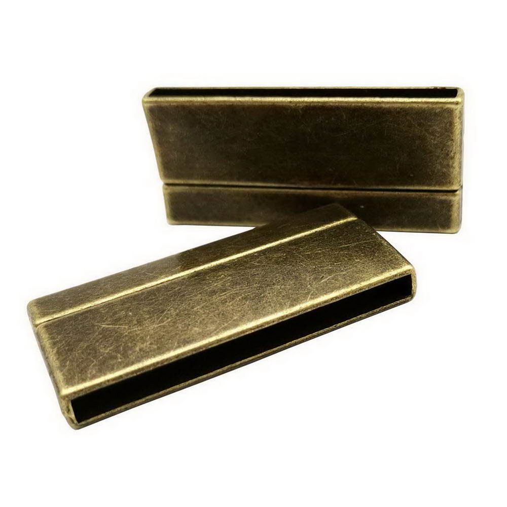 40mm Hole Magnetic Clasps and Closure Strong Magnet Jewelry Making End 40x3mm Antique Bronze