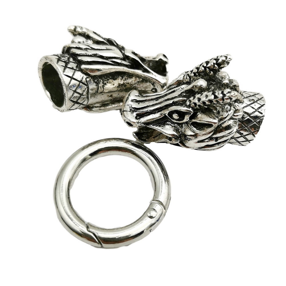 ShapesbyX-Verbinder mit Drachenverschluss, 10 mm Loch, für die Herstellung von Armbändern oder zum Einhängen von Taschen