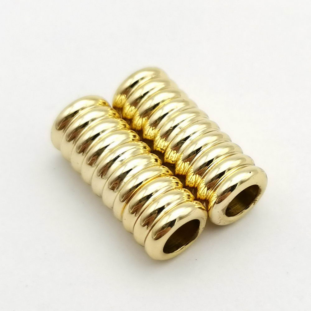 shapesbyX-5 sets 5mm Round Hole Magnetic Clasps Bracelet Making End for 5mm Leather Cord