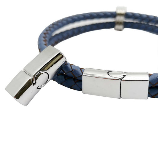 ShapesbyX-Fermoirs magnétiques argentés, trou de 8x5mm, fabrication de bracelets