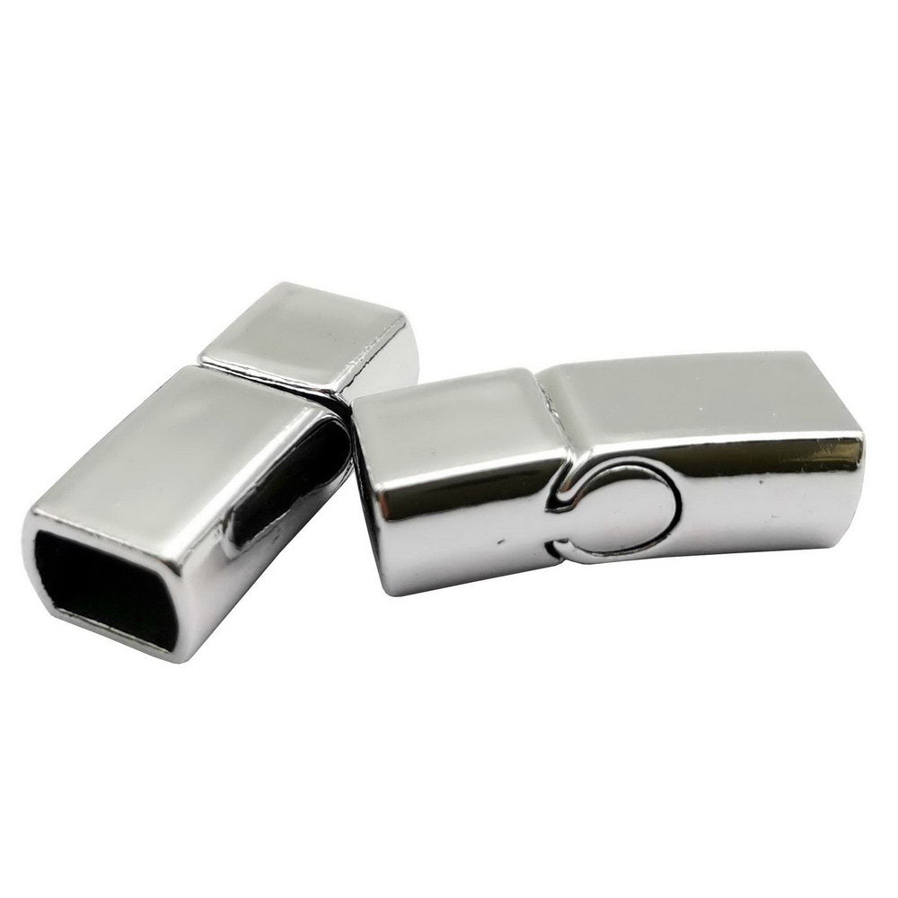 ShapesbyX-Silver Magnet Clasps 8x5mm Hole Bracelet Making
