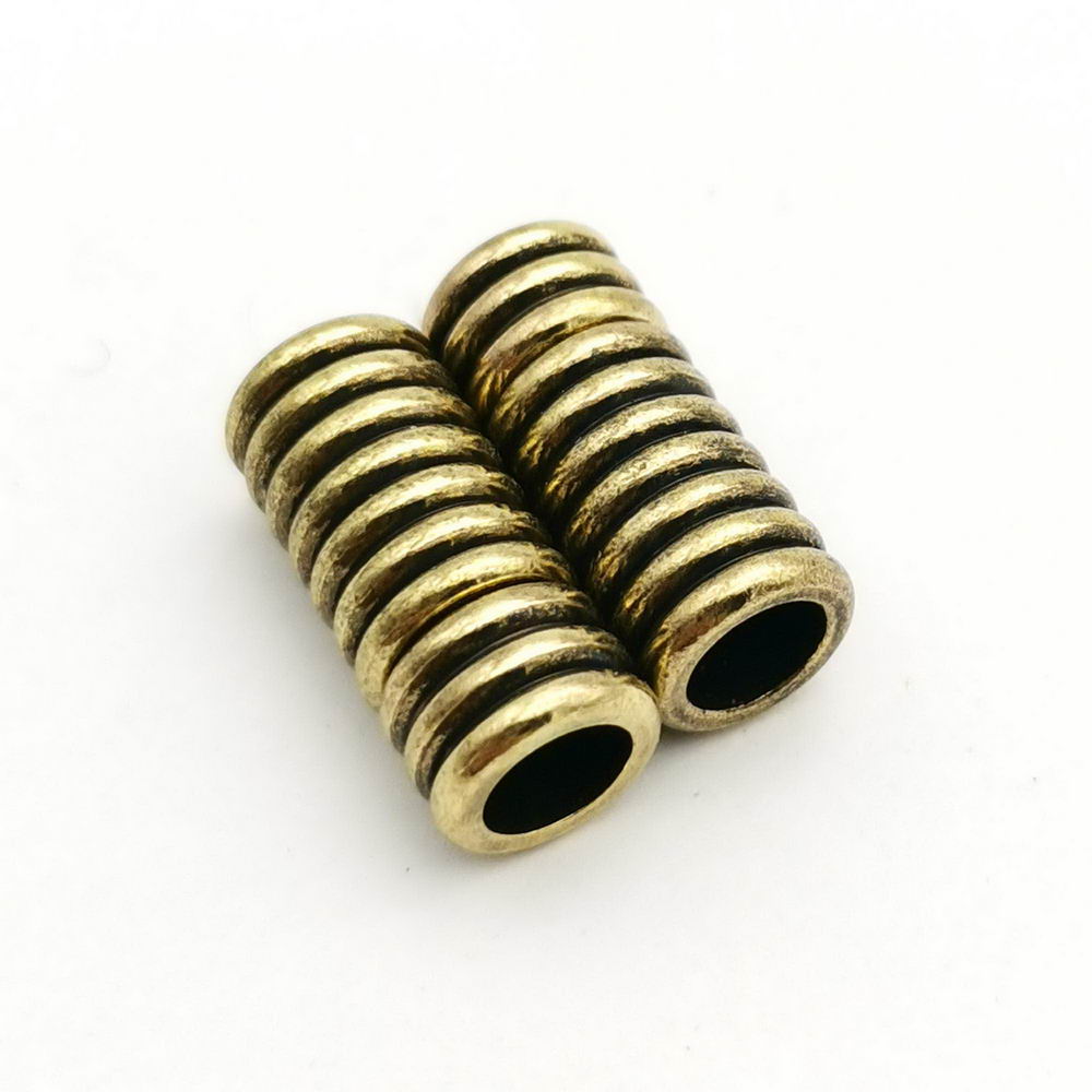 shapesbyX-5 Pieces 6mm Hole Magnetic Clasps and Clousre for Bracelet Making Bolo Cord Glue Caterpillar