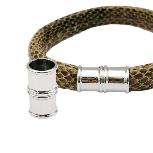ShapesbyX-Barrel Fermoirs Extrémité Magnétique Trou Rond de 9mm Ouverture de Fabrication de Bracelet